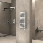 Стоманена лира за баня БЯЛ ЦВЯТ 400(360)х800