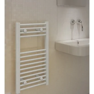 Стоманена лира за баня БЯЛ ЦВЯТ 400(360)х900