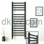 Дизайнерска лира за баня VENICE 500x1240 ЧЕРЕН МАТ