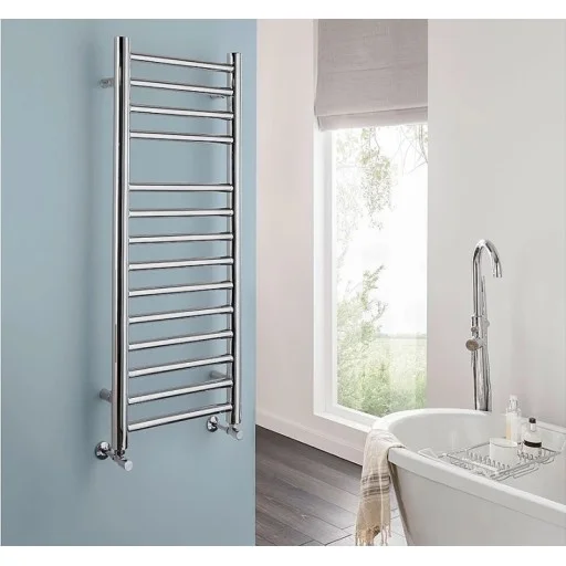 Дизайнерска лира за баня VENICE 500x1240 ХРОМ