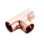 Меден тройник ЖЖЖ за запояване Ф54