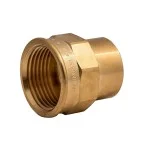 Месингов преход за запояване на медни тръби Ф12х1/2"Ж