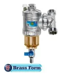 Магнитен филтър за термопомпи 1" Brass Form с прозрачен корпус