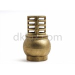 Смукател с месингова решетка и свободен клапан 3"