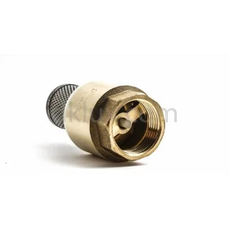 Смукател с възвратен клапан и неръждаем филтър 1/2" Смукател с възвратен клапан и неръждаем филтър 1/2"