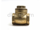 Възвратен клапан SWING със свободен клапан 3/4 - месинг