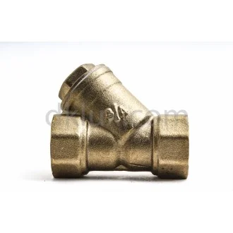 У-филтър 1/2" за твърди частици, месинг