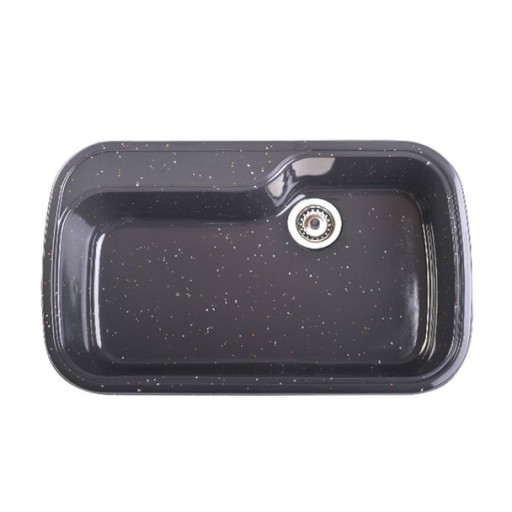 Кухненска еднокоритна мивка с поставка за сапун 1007 (Кухненска мивка за вграждане модел 1007 полимермрамор) на цени от 192.99 лв. само в dklux.com
