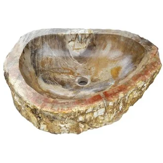 Дизайнерска каменна мивка с неправилна форма FOSSIL Дизайнерска каменна мивка с неправилна форма FOSSIL