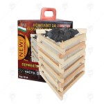 Дървени въглища и разпалки за барбекю комплект