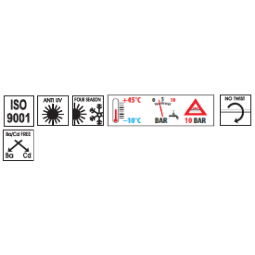 Маркуч градински 1/2"-13мм 25м Royal, всесезонен (1/2" Вътрешен диаметър: 13 мм. Дължина: 25 м. Термоусто) на цени от 19.99 лв. само в dklux.com