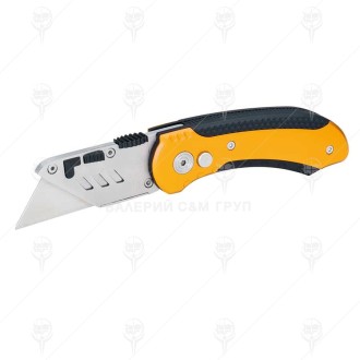 Сгъваем макетен нож 16mm УСИЛЕН с алуминиево тяло