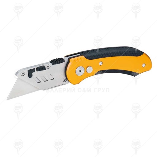 Сгъваем макетен нож 16mm УСИЛЕН с алуминиево тяло (Професионален макетен нож, сгъваем, алуминиева ръкохватка) на цени от 25.01 лв. само в dklux.com