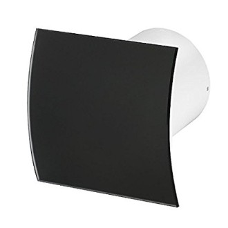 Вентилатор със стъклен огънат панел PEGB100M черен мат Вентилатор със стъклен огънат панел PEGB100M черен мат