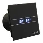 Вентилатор за баня Cata E 100 GTHBK с електронен дисплей и таймер