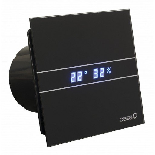 Вентилатор за баня Cata E 100 GTHBK с електронен дисплей и таймер (Вентилатор за баня Cata E 100 GTHBK с електронен дисплей и т) на цени от 192.63 лв. само в dklux.com