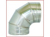 Неръждаемо коминно коляно Ф80, 90º INOX Неръждаемо коминно коляно Ф80, 90º INOX