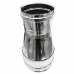 Неръждаем преход за комин Ф80-Ф130 INOX