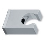 Квадратен стенен държач за ръчен душ Quadro месинг