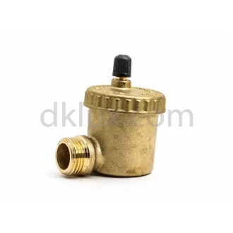 Месингов автоматичен обезвъздушител 1/2" ъглов