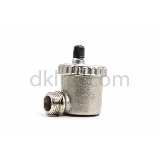 Обезвъздушител за парно и отоплителни системи, ъглов (Автоматичен обезвъздушител 1/2" ъглов, никел) на цени от 9.49 лв. само в dklux.com