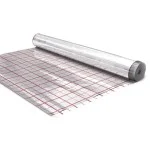 Отражателно фолио за подово отопление 1м х 50м с АЛУМИНИЕВ СЛОЙ