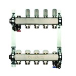 Колектори за подово HERZ 1"х3/4" EUROKONUS с 4 извода