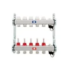 Колектори за подово с дренаж и обезвъздушител - 4 КРЪГА, EUROKONUS