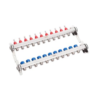 Колектори за подово отопление REHAU HKV-D AG с 11 кръга Колектори за подово отопление REHAU HKV-D AG с 11 кръга