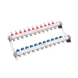 Колектори за подово отопление REHAU HKV-D AG с 11 кръга Колектори за подово отопление REHAU HKV-D AG с 11 кръга