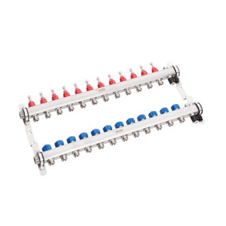 Колектори за подово отопление REHAU HKV-D AG с 14 кръга Колектори за подово отопление REHAU HKV-D AG с 14 кръга