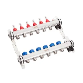 Колектори за подово отопление REHAU HKV-D AG с 6 кръга Колектори за подово отопление REHAU HKV-D AG с 6 кръга