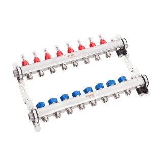 Колектори за подово отопление REHAU HKV-D AG с 8 кръга Колектори за подово отопление REHAU HKV-D AG с 8 кръга