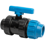 ПЕ Сферичен кран Ф32х1" женска резба