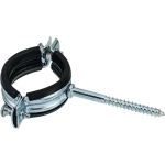 Крепежна скоба с винт и гумено уплътнение 5"