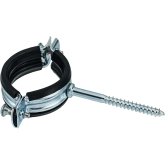 Крепежна скоба с винт и гумено уплътнение 11/4" Крепежна скоба с винт и гумено уплътнение 11/4"