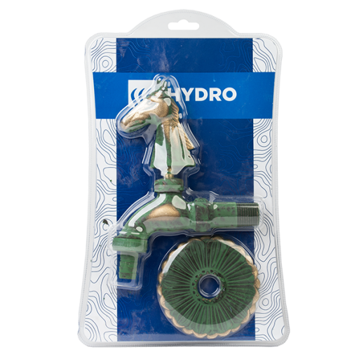 Декоративна канелка месинг с ръкохватка Кон