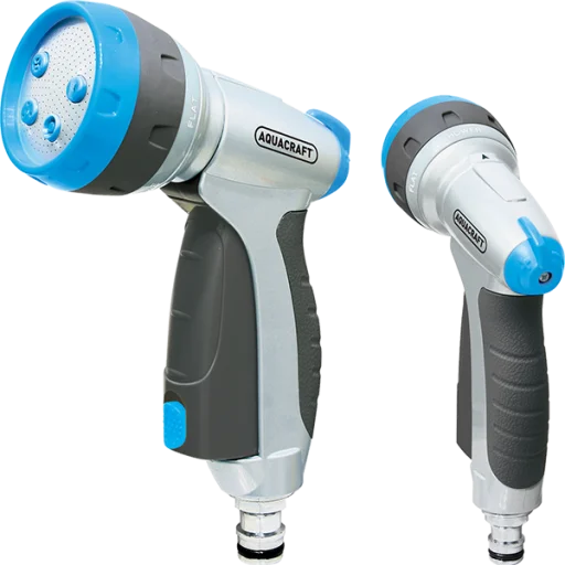 Пистолет за поливане 5 струи Aquacraft Soft -Touch Premium МЕТАЛЕН Пистолет за поливане 5 струи Aquacraft Soft -Touch Premium МЕТАЛЕН