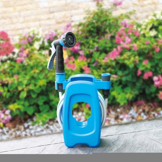 Макара с маркуч 3/8", 10м и пистолет с 4 функции Aquacraft Макара с маркуч 3/8", 10м и пистолет с 4 функции Aquacraft