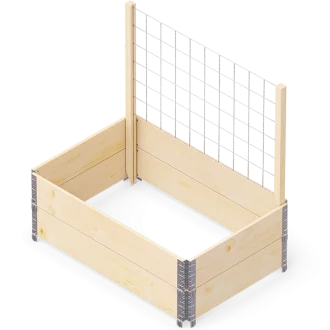 Решетка за пълзящи растения за повдигнати лехи