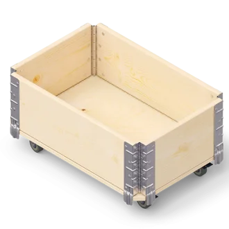 Сандък за билки и цветя 60х40х28 Upyard ДЪРВЕН