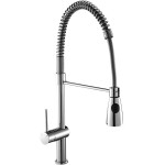 Стоящ смесител за кухня с пружина, Rhea, ХРОМ