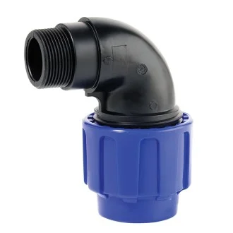 ПЕ коляно мъжко Ф20х1/2"