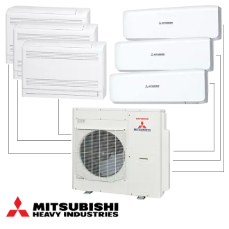 Външно тяло на мултисплит система Mitsubishi Heavy Industries SCM125ZM-S Външно тяло на мултисплит система Mitsubishi Heavy Industries SCM125ZM-S