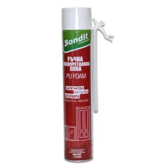 Ръчна полиуретанова пяна Bondit 750 мл ръчна Ръчна полиуретанова пяна Bondit 750 мл ръчна