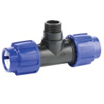 ПЕ тройник Ф20х1/2" МЪЖКИ