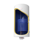 Комбиниран бойлер 200 л, с ниска серпентина, емайлиран