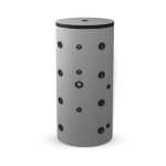 Буферен съд 300 л, една серпентина, неемайлиран