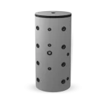 Буферен съд 300 л, една серпентина, неемайлиран