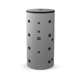 Буферен съд 500 л, една серпентина, неемайлиран